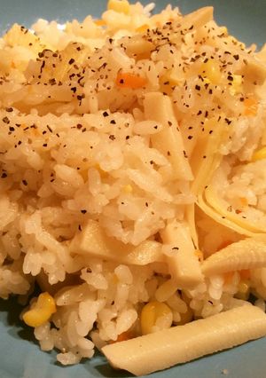 炊飯器で美味！！筍ピラフ-レシピのメイン写真