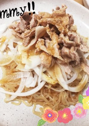 簡単！白滝で♡冷しゃぶサラダのあえ麺-レシピのメイン写真