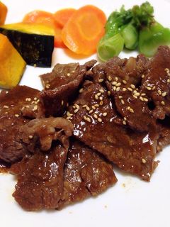 焼き肉〈牛カルビ〉-レシピのメイン写真