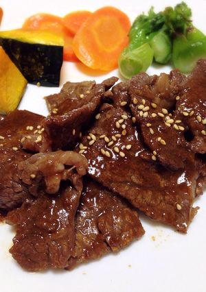 焼き肉〈牛カルビ〉-レシピのメイン写真