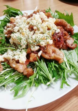 豚こま肉でチキン南蛮風♫-レシピのメイン写真