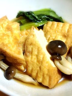 簡単♫厚揚げ豆腐と小松菜の煮物-レシピのメイン写真
