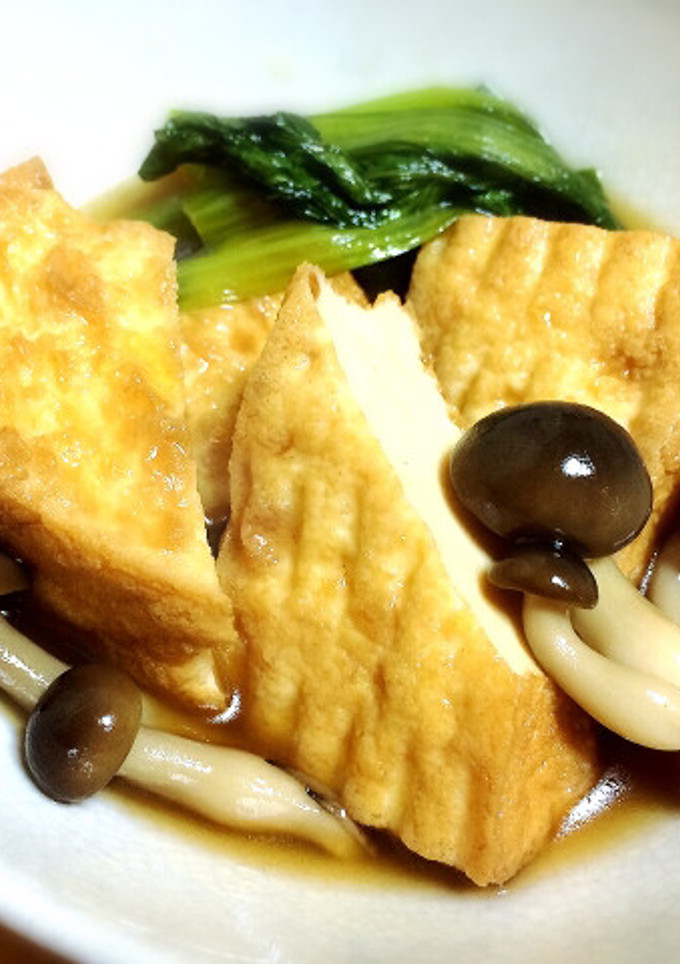 簡単♫厚揚げ豆腐と小松菜の煮物-レシピのメイン写真
