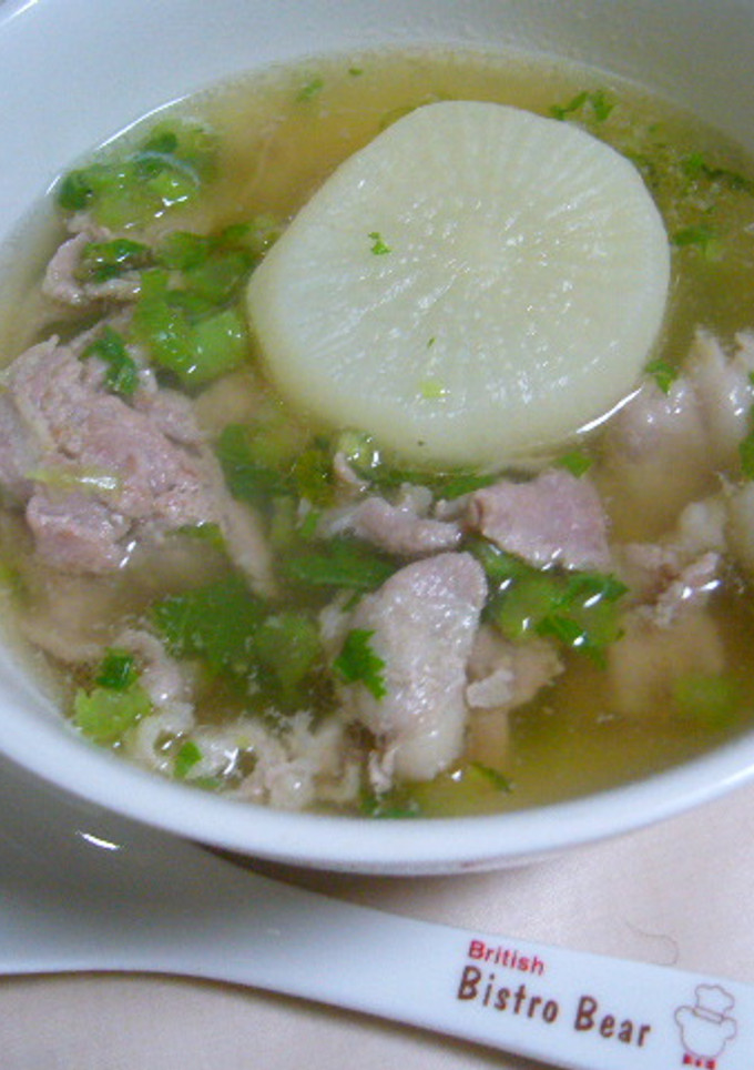丸ごと大根のぽかぽか♥スープ-レシピのメイン写真