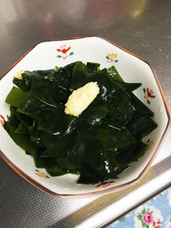 わかめの即席料理-レシピのメイン写真