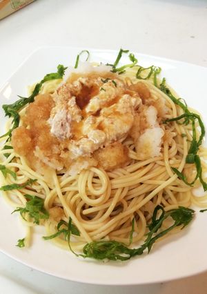 ツナおろしパスタ-レシピのメイン写真