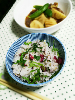 しば漬けシソご飯-レシピのメイン写真