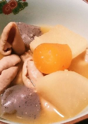 豚ホルモン味噌コチュジャン煮込み-レシピのメイン写真