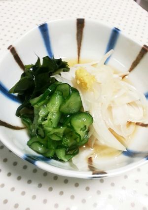 新玉ねぎの土佐酢和え-レシピのメイン写真
