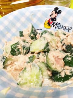 きゅうりとシーチキンのサラダ-レシピのメイン写真