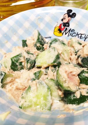 きゅうりとシーチキンのサラダ-レシピのメイン写真