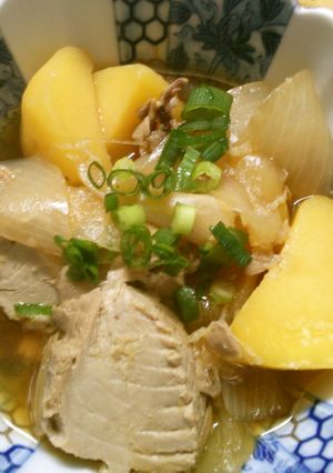簡単! 鰹と 玉ねぎ じゃが芋の 煮物-レシピのメイン写真
