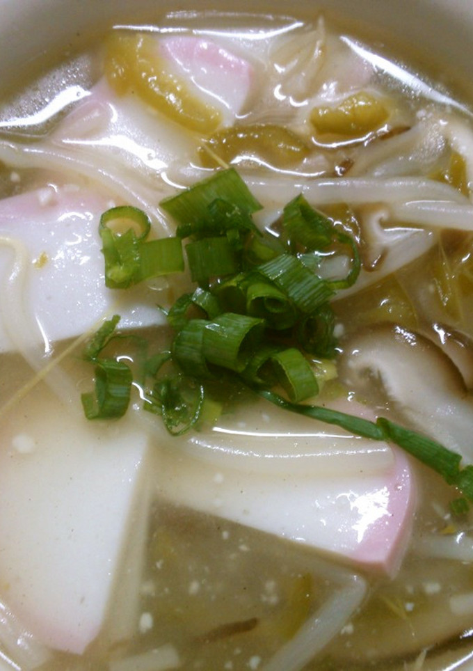 蒲鉾　もやし　ピーマン　とろみ中華スープ-レシピのメイン写真