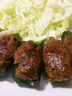ピーマンの肉詰め-レシピのメイン写真