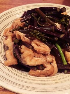 わらびと油揚げの煮物☆-レシピのメイン写真