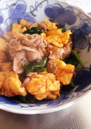 豚肉と卵の甘酢あんかけ-レシピのメイン写真