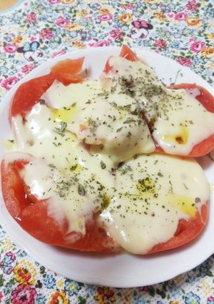 簡単♪トマトとチーズのレンチン♪-レシピのメイン写真