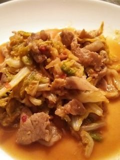 豚こまとキャベツの味噌炒め-レシピのメイン写真