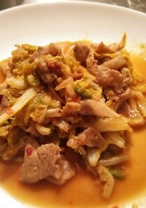 豚こまとキャベツの味噌炒め-レシピのメイン写真