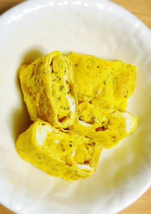 お弁当に！簡単！コーン缶で卵焼き-レシピのメイン写真
