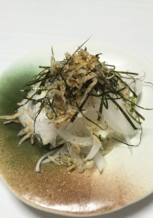 新玉ねぎのシラスと胡麻と海苔のサラダ-レシピのメイン写真
