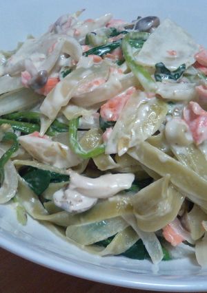 スモークサーモンのクリームパスタ-レシピのメイン写真