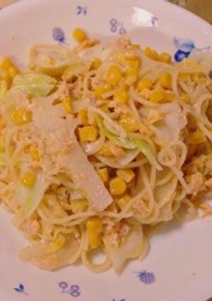 春キャベツとタケノコのマヨパスタ-レシピのメイン写真