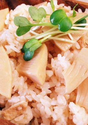 旬！わが家のたけのこご飯-レシピのメイン写真