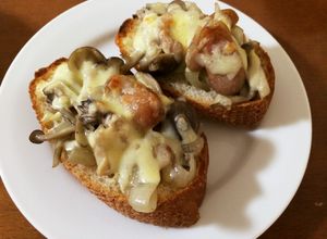 簡単☆しめじと舞茸のタルティーヌ-レシピのメイン写真