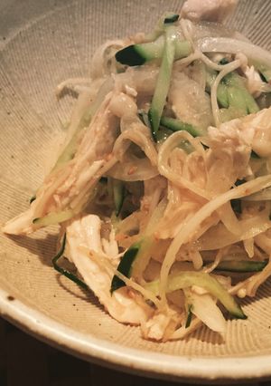 鶏むね肉と新玉ねぎの明太和え-レシピのメイン写真