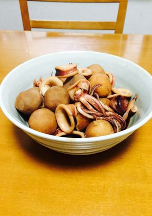 忙しい時にも！イカと里芋の煮っ転がし-レシピのメイン写真