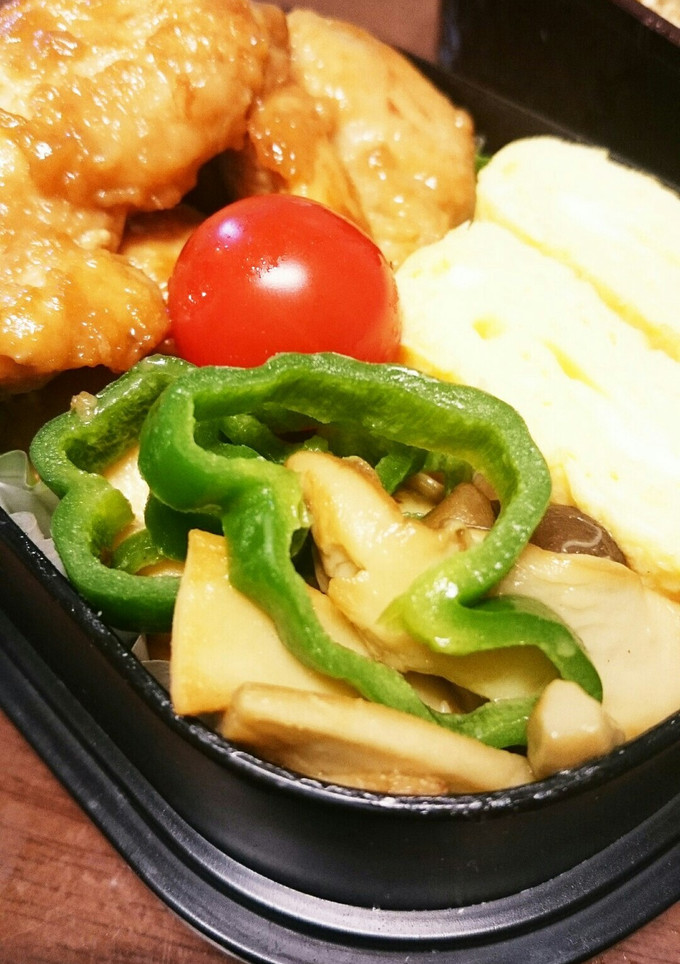 きのことピーマンのバター醤油炒め♪-レシピのメイン写真