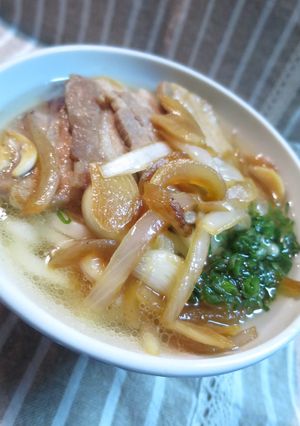 スタミナ増強!「パワーうどん」-レシピのメイン写真