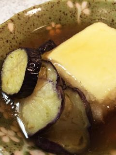 揚げ出し豆腐♪揚げナスを添えて♡-レシピのメイン写真