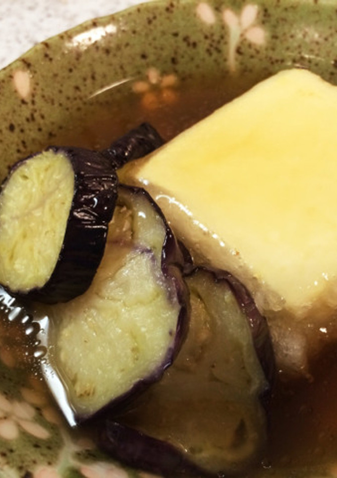 揚げ出し豆腐♪揚げナスを添えて♡-レシピのメイン写真