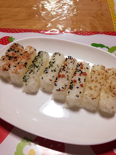 簡単!朝食にスティックおにぎり-レシピのメイン写真
