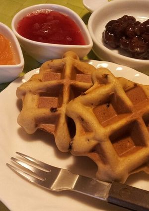米粉のワッフルーオイルフリーでもOK覚書-レシピのメイン写真