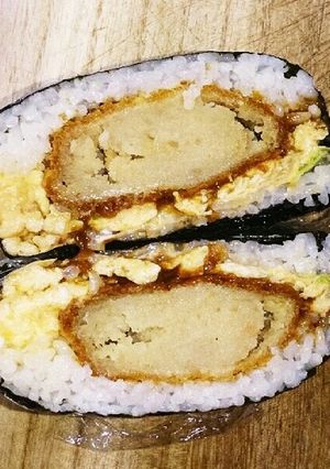 コロッケおにぎらず-レシピのメイン写真