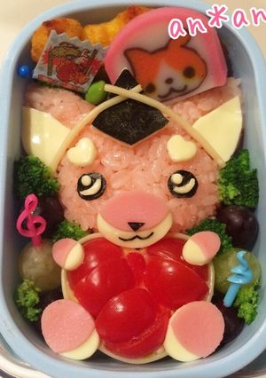 園児キャラ弁 キュン太郎 妖怪ウォッチ-レシピのメイン写真
