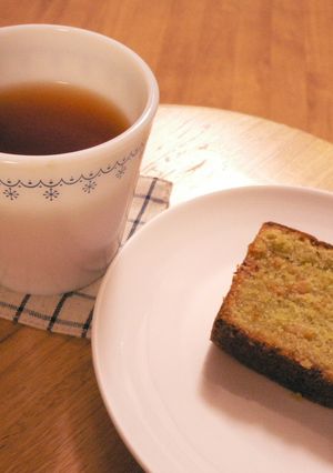 抹茶とホワイトチョコのパウンドケーキ-レシピのメイン写真