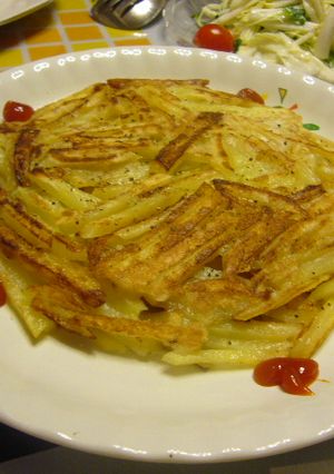 千切りにして焼くだけ～のハッシュドポテト-レシピのメイン写真