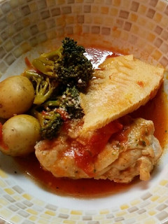 鶏肉と筍のトマト煮込み-レシピのメイン写真