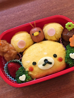キャラ弁☆クマちゃん オムライス弁当-レシピのメイン写真