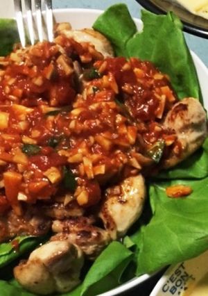チキンのグリル トマトソースかけ-レシピのメイン写真