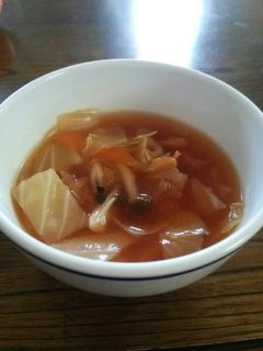 超簡単 ミネストローネ風スープ-レシピのメイン写真