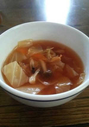 超簡単 ミネストローネ風スープ-レシピのメイン写真