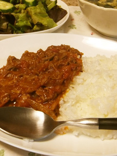 ハヤシライス風お手軽牛肉のトマト煮込み-レシピのメイン写真