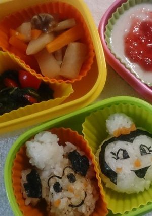 バタコさんとコキンちゃん弁当-レシピのメイン写真
