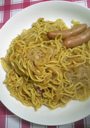 がっつり食べたい時のヘルシー焼きそば-レシピのメイン写真