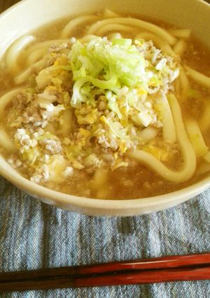 栄養満点！簡単スタミナ肉うどん-レシピのメイン写真